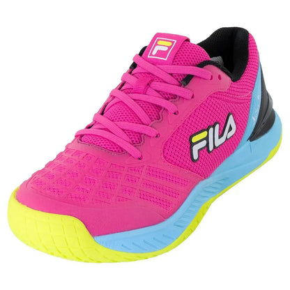 Women's Axilus 3 Tennis Shoes Pink Glo and Bluefish-Footwear-Fila-5TM01993-693S24-Tennis Express