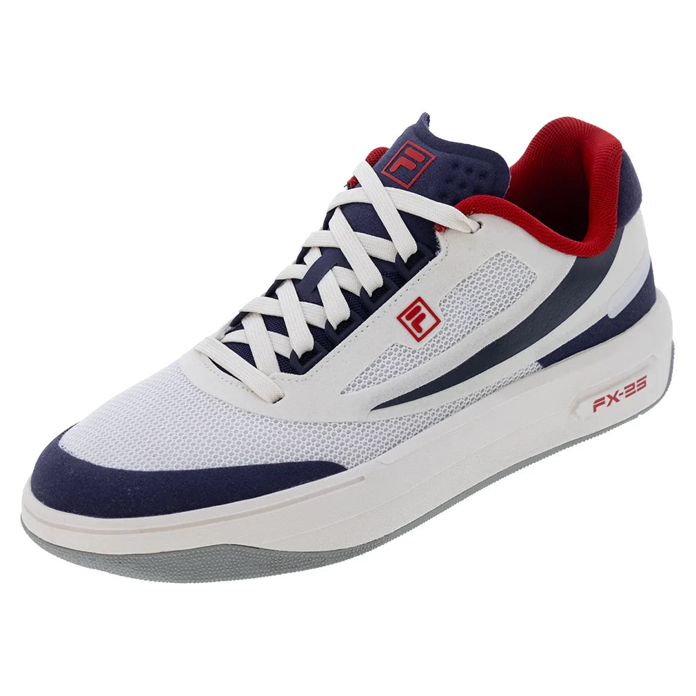 Women's FX-25 Tennis Shoes White and Navy-Footwear-Fila-5TM02064-151U25_1-Tennis Express