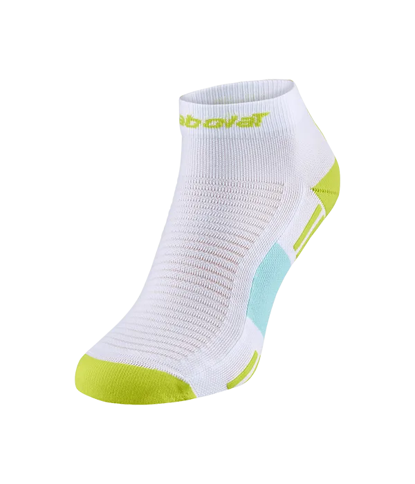 Socks Babolat Quarter Blanco/Amarillo