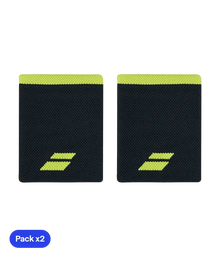 Wristband Babolat Jumbo Gris/Amarillo (Pack x2)