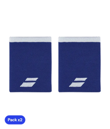 Wristband Babolat Jumbo Azul/Blanca (Pack x2)