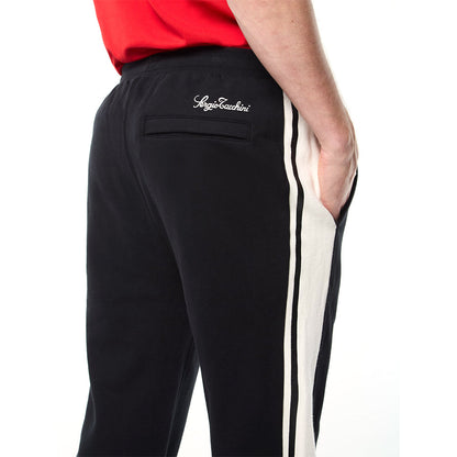 Sergio Tacchini Cursivo Track Pant - Black Beauty