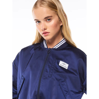 Sergio Tacchini Women's Piano Bomber Jacket | Maritime Blue