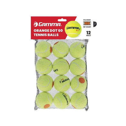60 Orange Dot Tournament Ball 12pkTienda Tennis