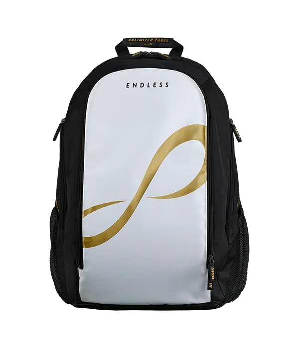 Backpack Endless Icon Blanco/Dorado