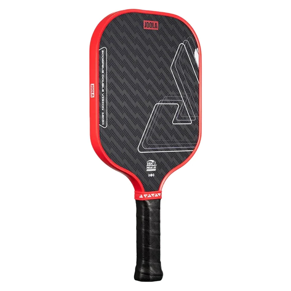 Scorpeus Double Vision 16mm Pickleball Paddle Orange Red