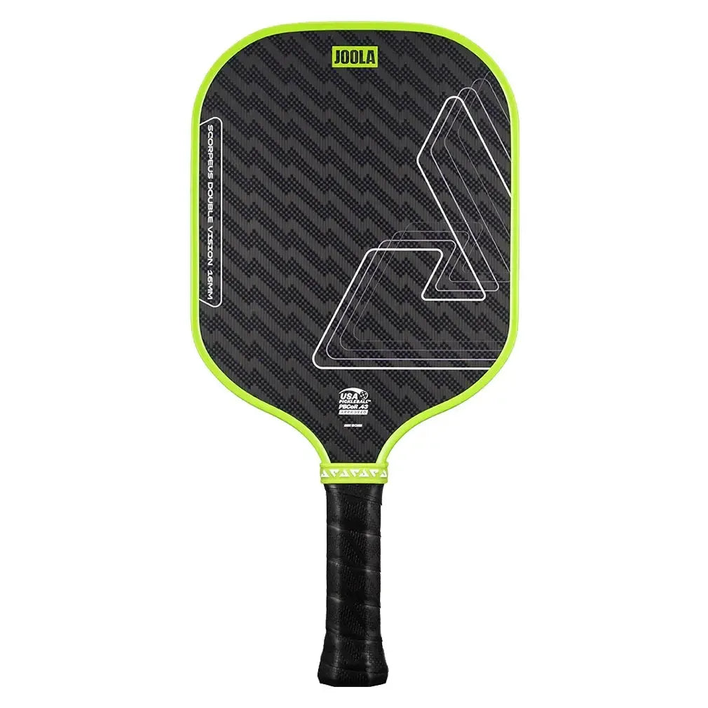 Scorpeus Double Vision 16mm Pickleball Paddle Green