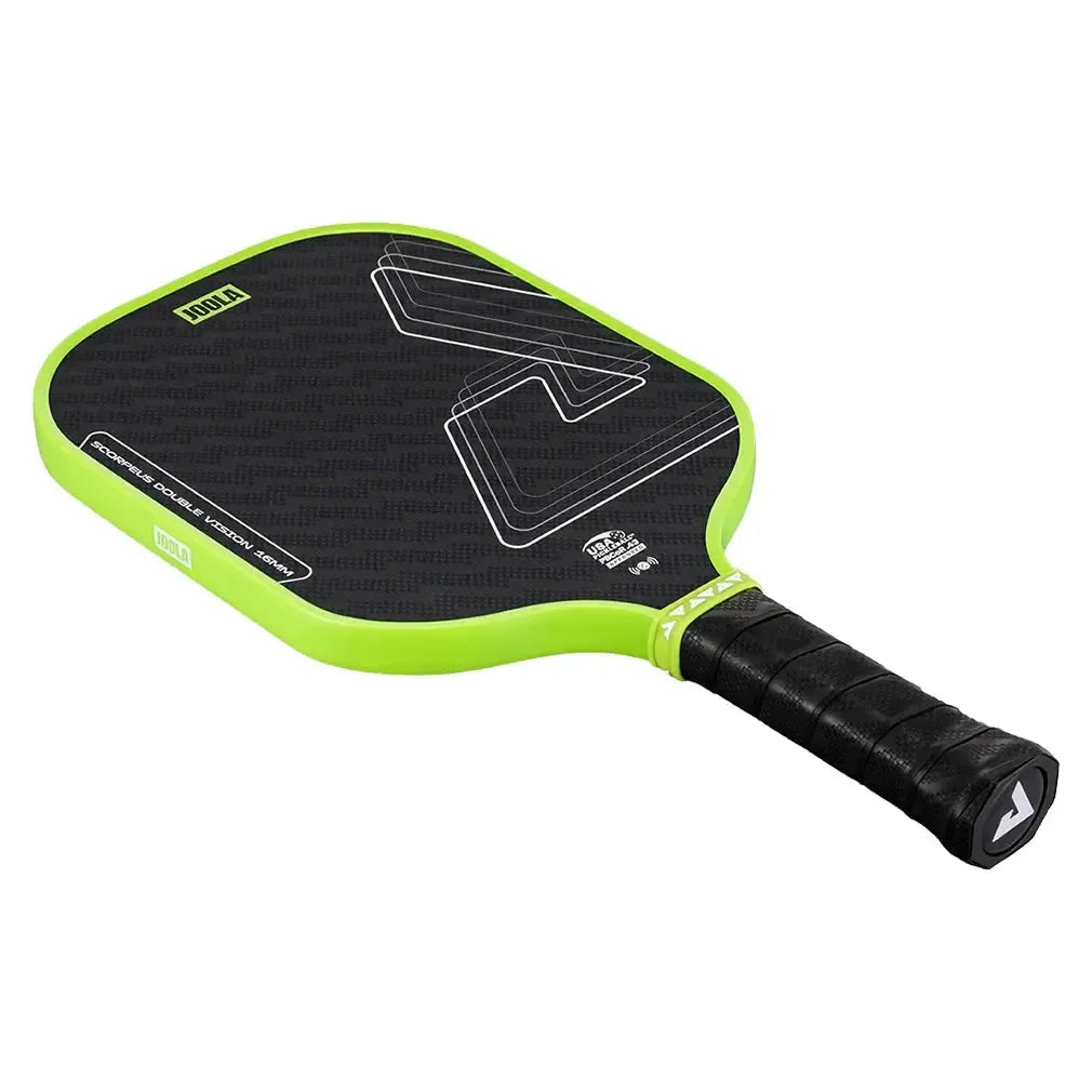 Scorpeus Double Vision 16mm Pickleball Paddle Green