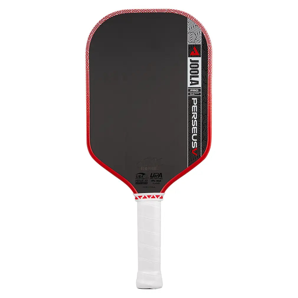 Perseus Pro V Ben Johns 14mm Pickleball Paddle Blaze Red
