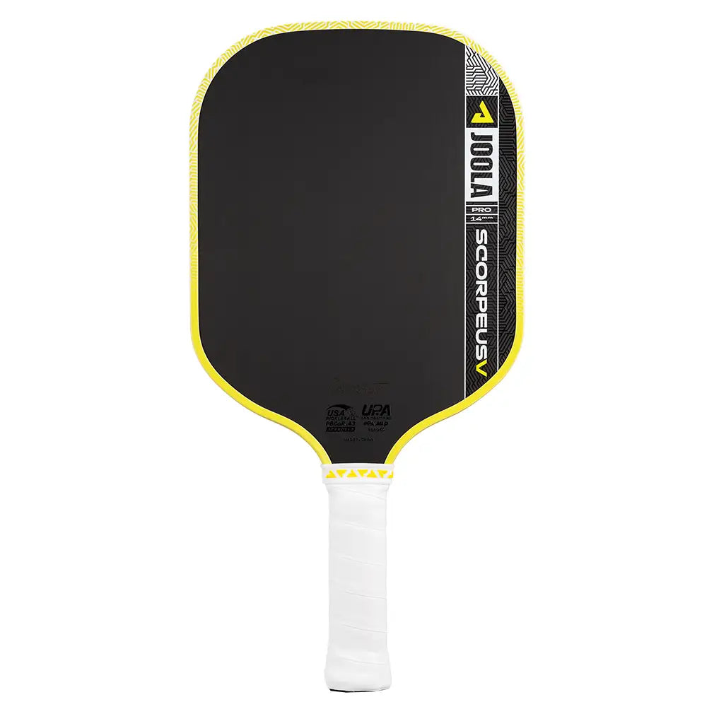 Scorpeus Pro V Anna Bright 14mm Pickleball Paddle JOOLA Yellow