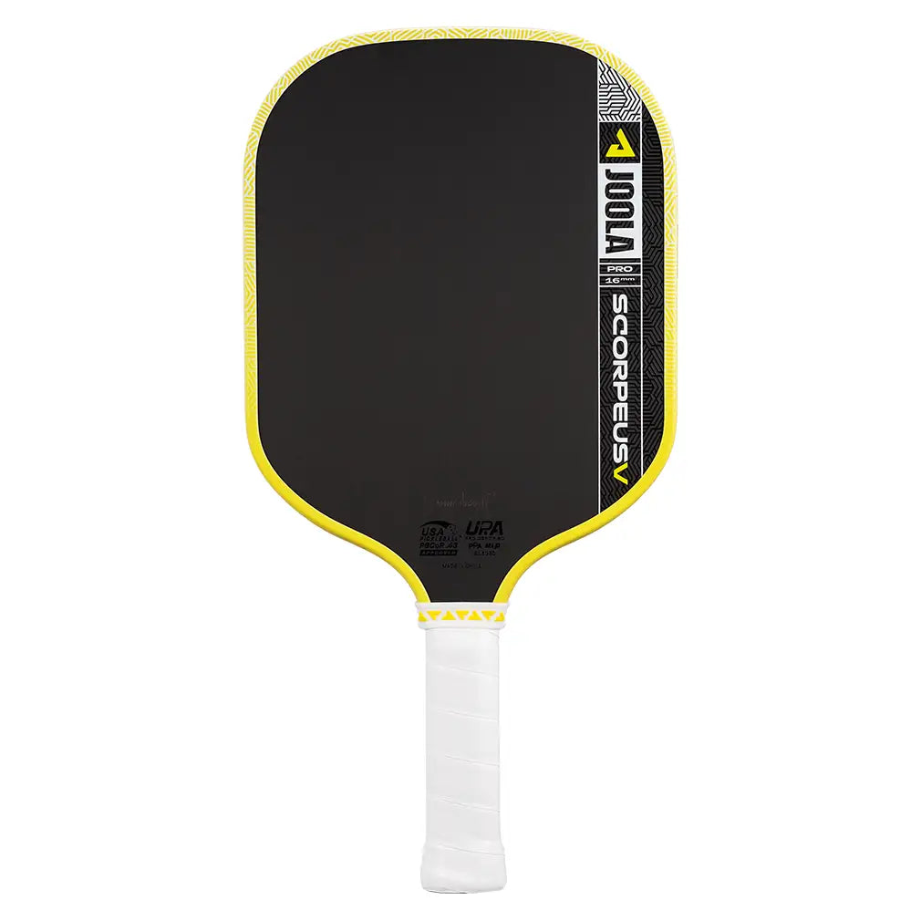 Scorpeus Pro V Anna Bright 16mm Pickleball Paddle JOOLA Yellow