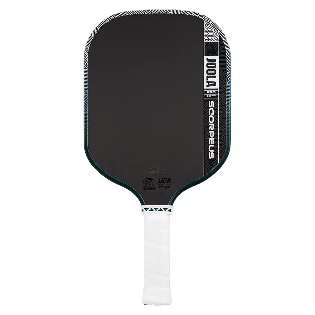 Scorpeus Pro V Collin Johns 16mm Pickleball Paddle Club Green