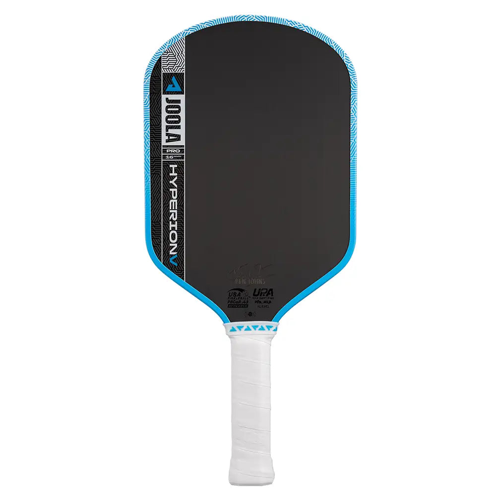 Hyperion Pro V Ben Johns 16mm Demo Pickleball Paddle Bolt Blue-Demo Racquets-Joola-600583-1-Tennis Express