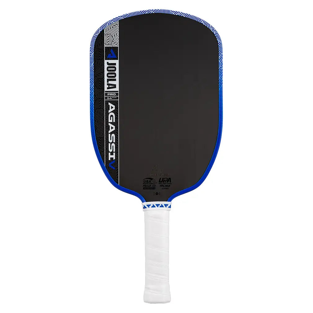 Agassi Pro V Andre Agassi 14mm Demo Pickleball Paddle Royal Blue-Demo Racquets-Joola-600589-4-1-Tennis Express