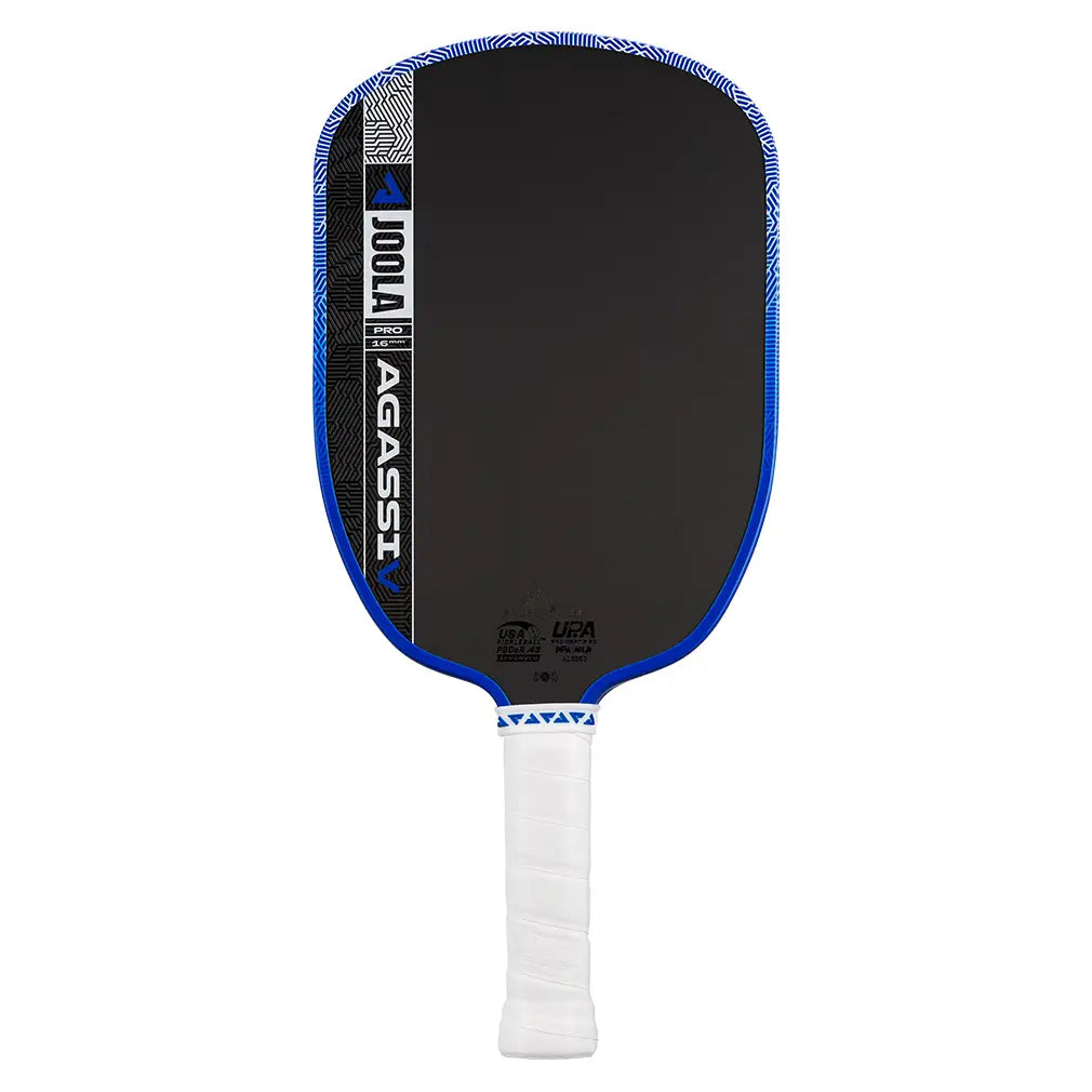 Agassi Pro V Andre Agassi 16mm Demo Pickleball Paddle Royal Blue-Demo Racquets-Joola-600592-1-Tennis Express