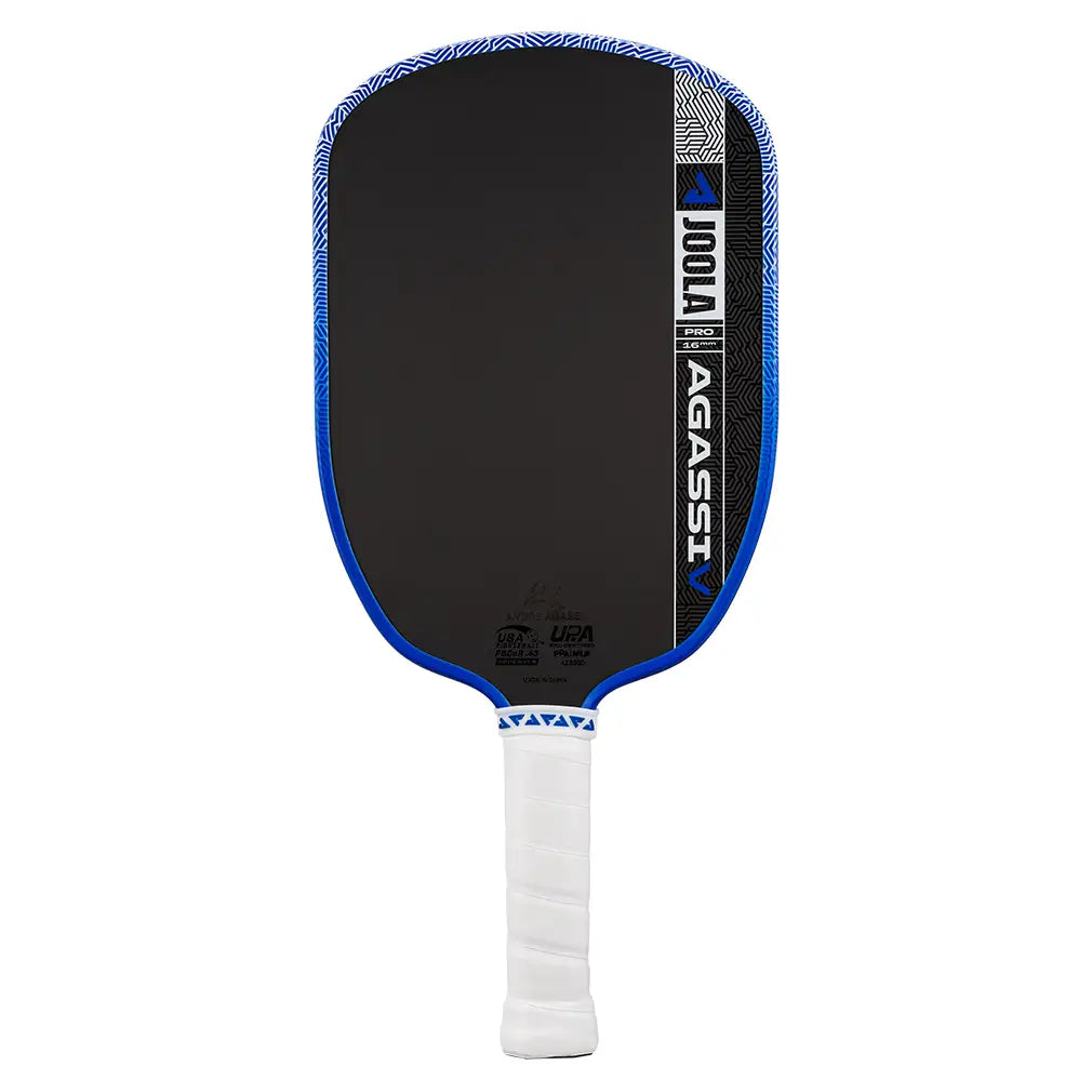 Agassi Pro V Andre Agassi 16mm Pickleball Paddle Royal Blue