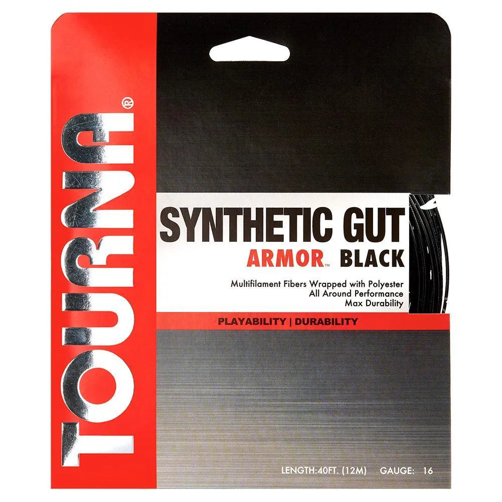 Synthetic Gut Armour Tennis String Black-Strings-Tourna-61363-DEFAULT-L-Tennis Express