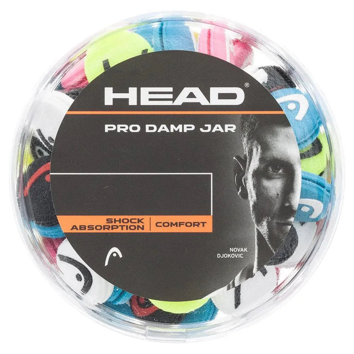 Pro Damp Tennis Dampener 70 Piece Jar-Accessories-Head-61690-DEFAULT-L-Tennis Express