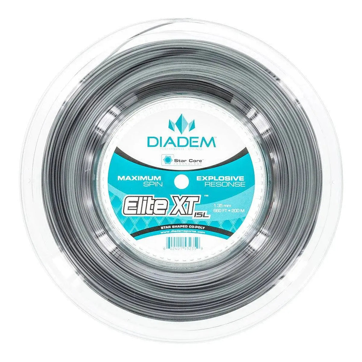 Elite XT Tennis String Reel Black-Strings-Diadem-61976-DEFAULT-L-Tennis Express