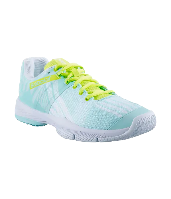 Padel Shoes Babolat Sensa Blue/Sulphur Spring Mujer