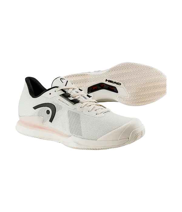 Padel Shoes HEAD Sprint Pro 3.5 Clay Chalk White/Black