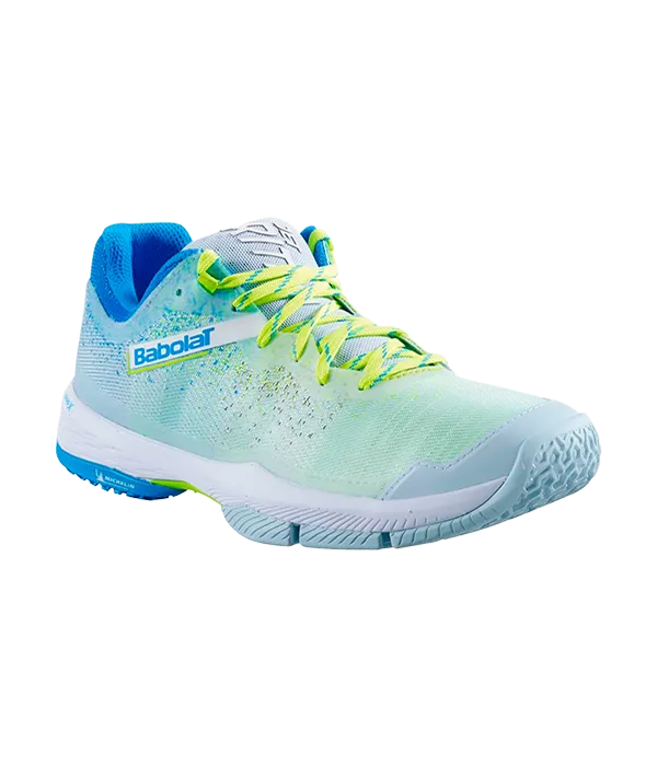 Padel Shoes Babolat Jet Ritma Mujer Plume/Sulphur Spring