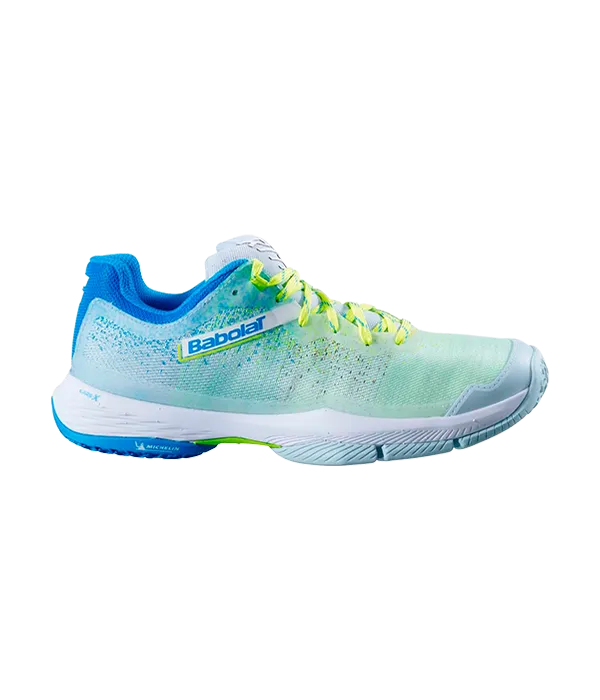 Padel Shoes Babolat Jet Ritma Mujer Plume/Sulphur Spring