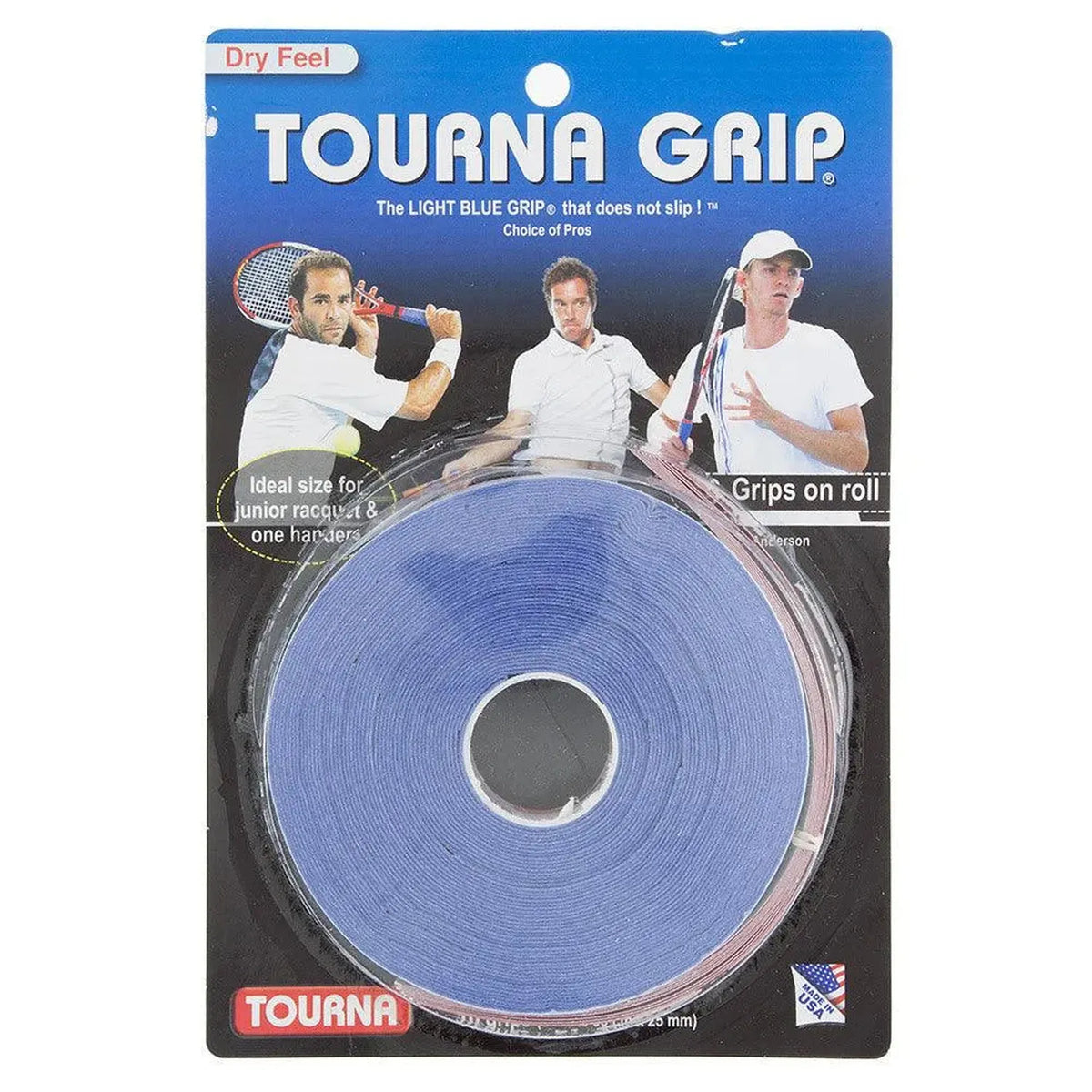 Grip 10 Grip Pack Blue-Accessories-Tourna-628-DEFAULT-L-Tennis Express