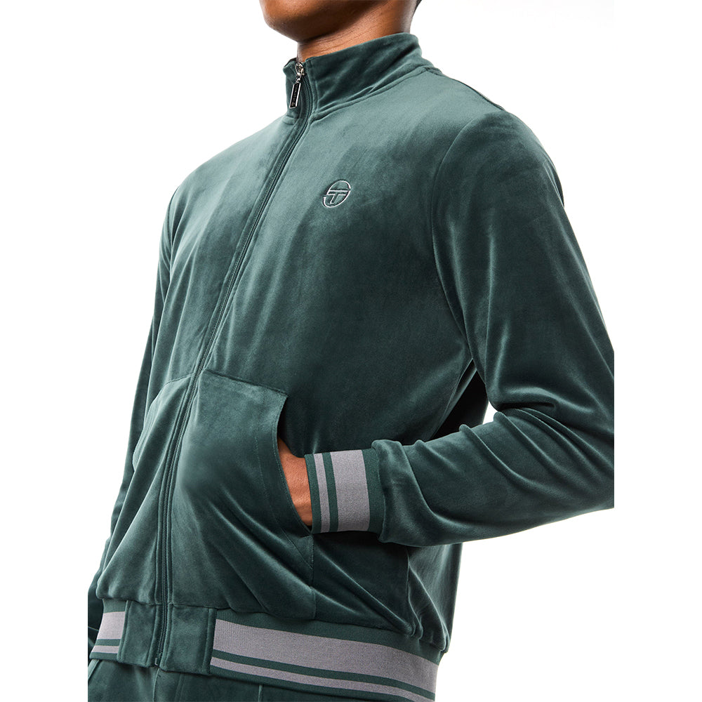 Sergio Tacchini Nota Knit Quarter Zip - Mykonos Blue