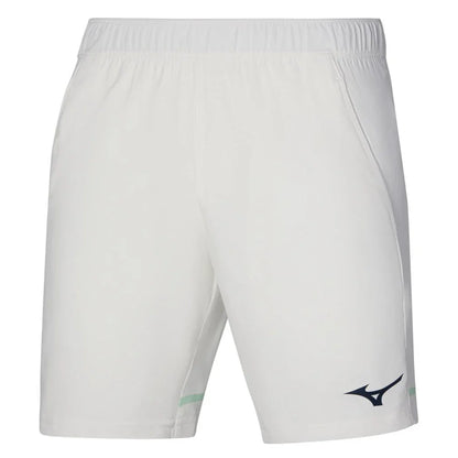 Men's 8 Inch Flex Tennis Shorts White-Apparel-Mizuno-0000 White-S, [current_file_name-Tennis Express