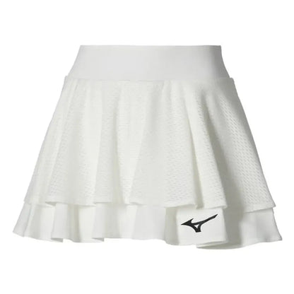 Women's Printed Tennis Skort White-Apparel-Mizuno-650015-00IBF25-X-Tennis Express
