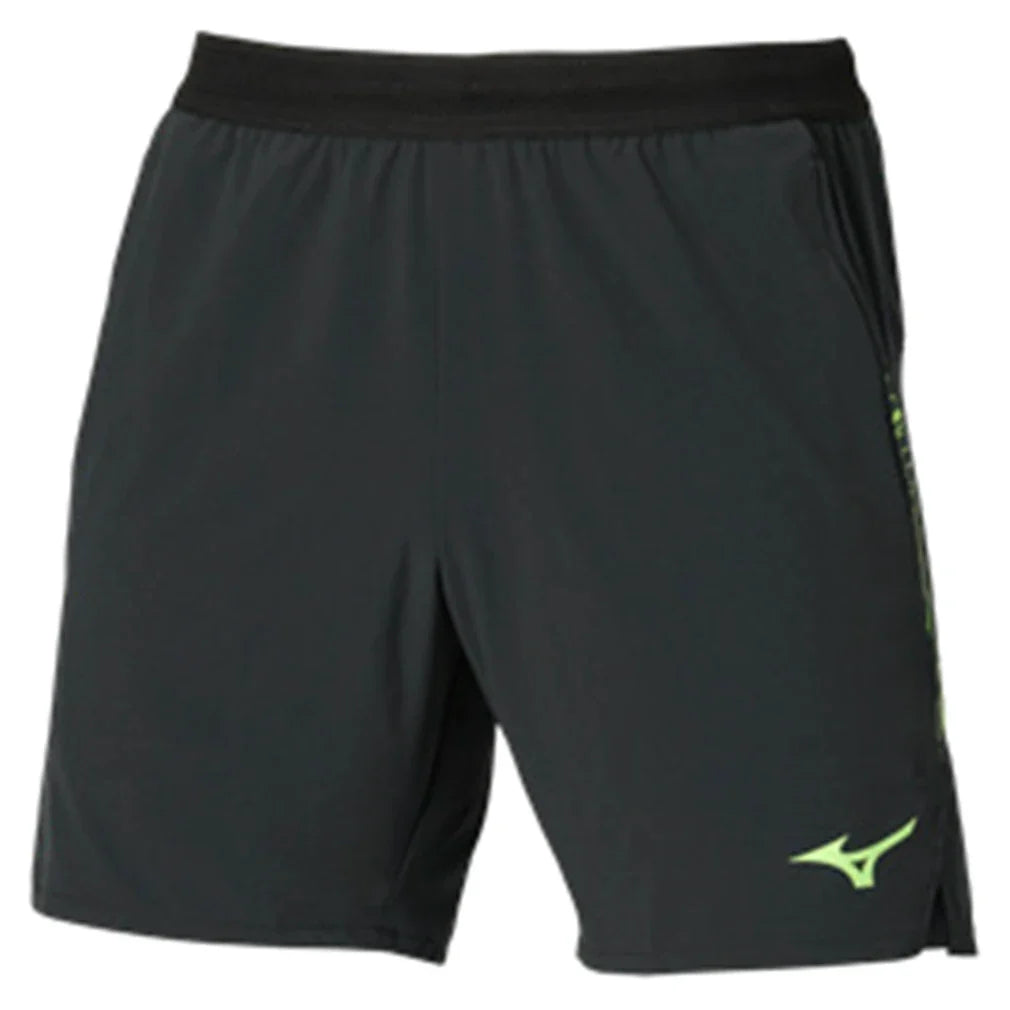 Men's 7 Inch Amplify Tennis Shorts-Apparel-Mizuno-9090 Black-S, [current_file_name-Tennis Express
