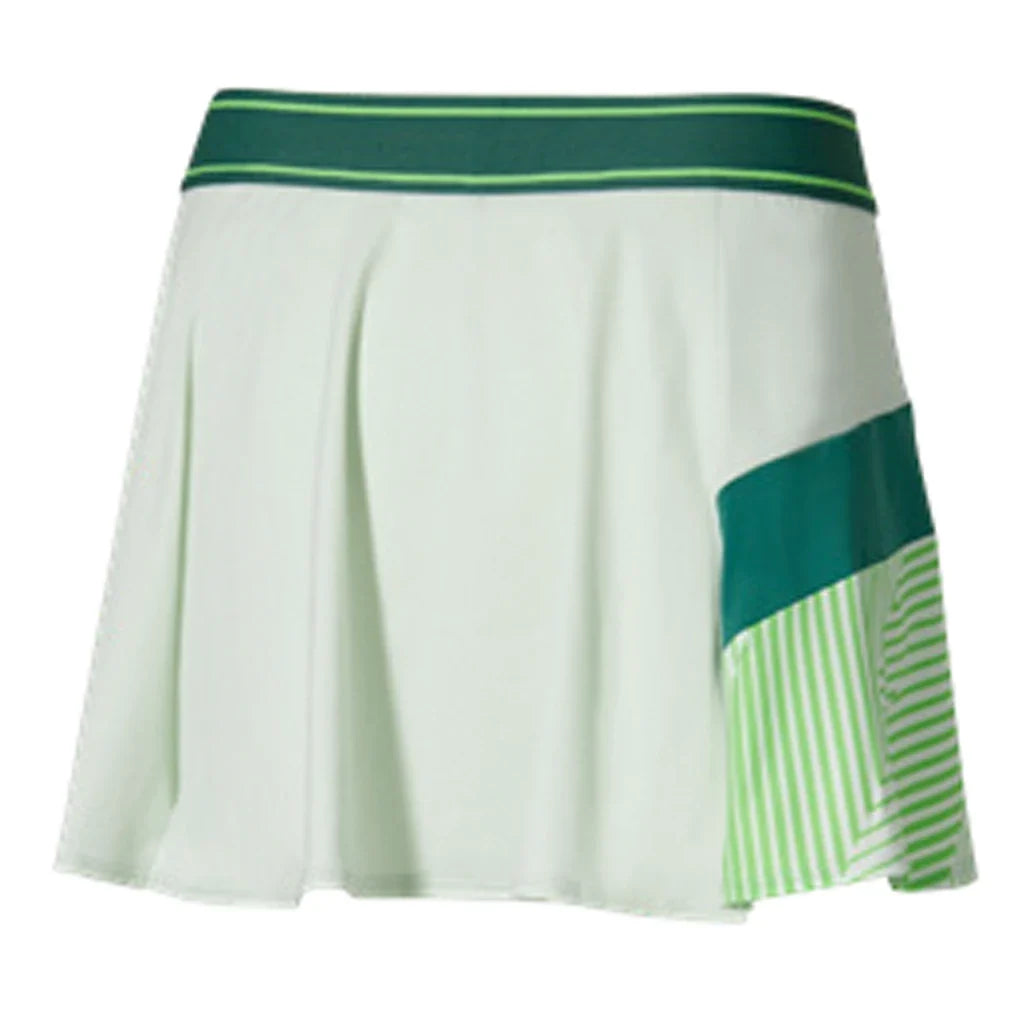Women's Printed Flying Tennis Skort Phantom Green