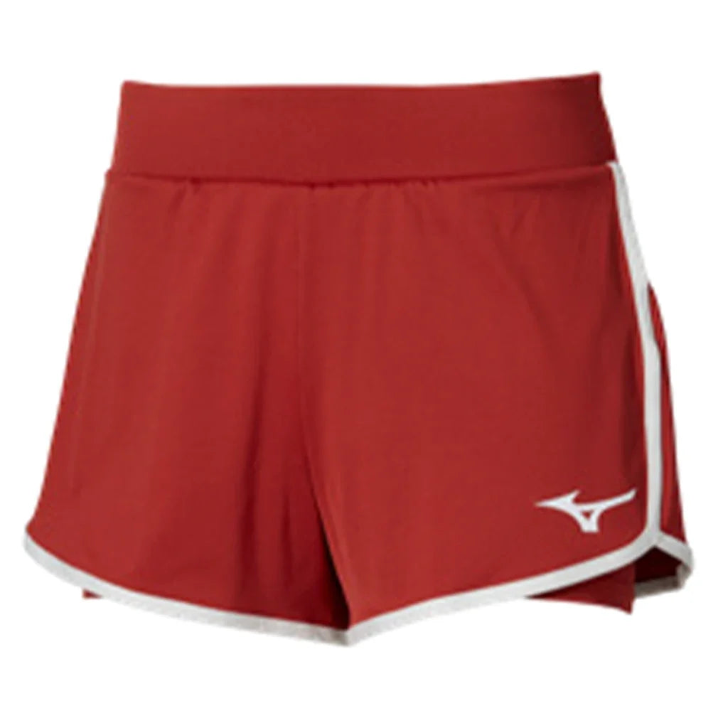 Women's Flex Tennis Shorts Lava Falls-Apparel-Mizuno-650035-1E1E-Tennis Express