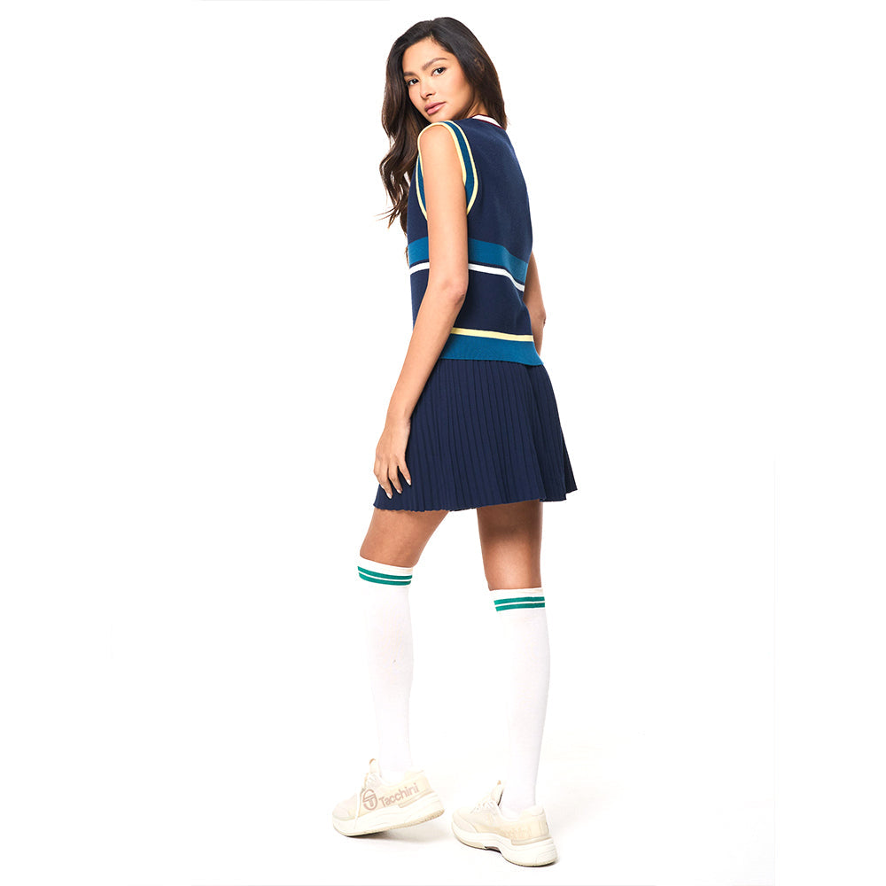 Sergio Tacchini Nota Knit Vest - Maritime Blue