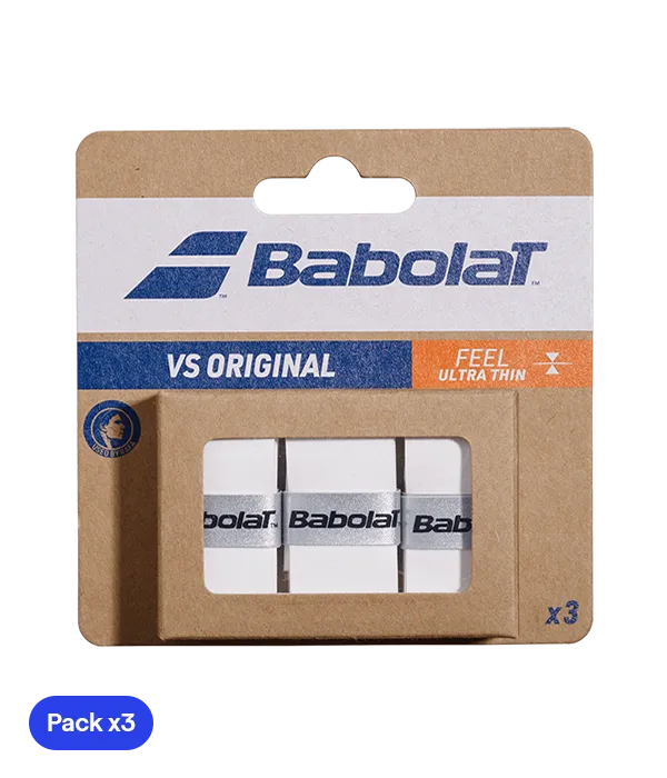 Overgrips Babolat VS Original Liso White (Pack x3)