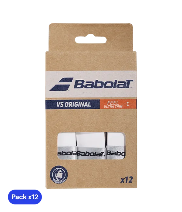 Overgrips Babolat VS Original Liso White (Pack x12)