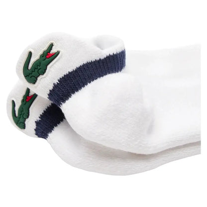 Unisex Low-Cut Technical Socks White and Navy Blue