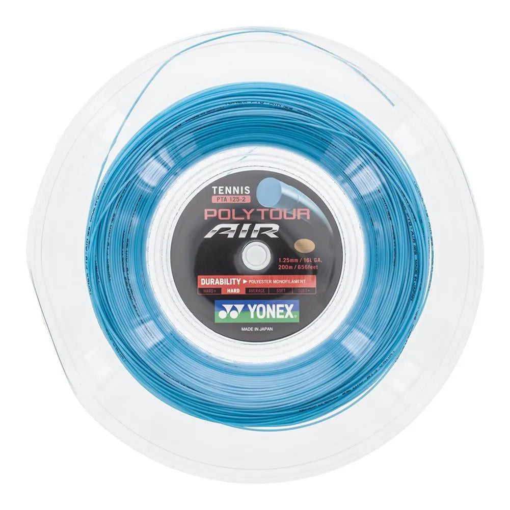 Polytour Air 125 Tennis String Reel Sky Blue-Strings-Yonex-68531-DEFAULT-L-1-[Sku]-Tennis Express