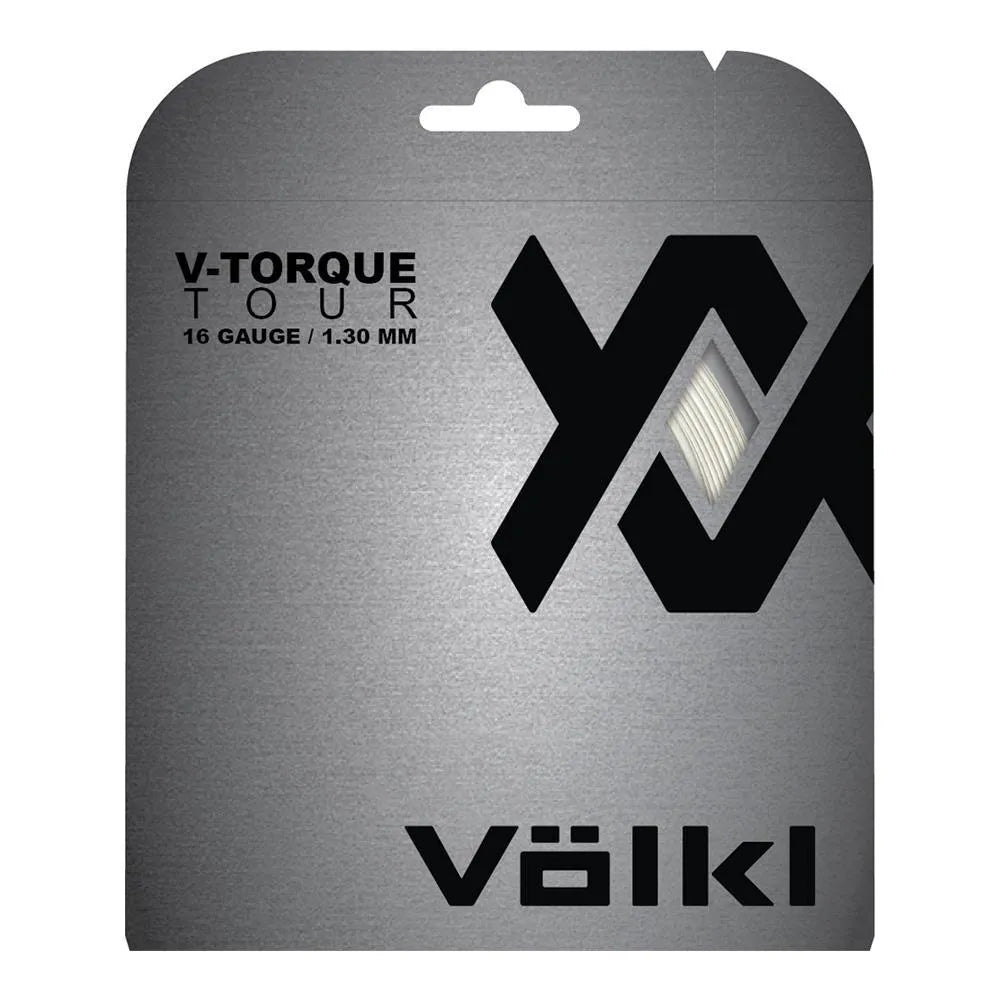 V-Torque Tour Tennis String White-Strings-Volkl-68952-DEFAULT-L-Tennis Express