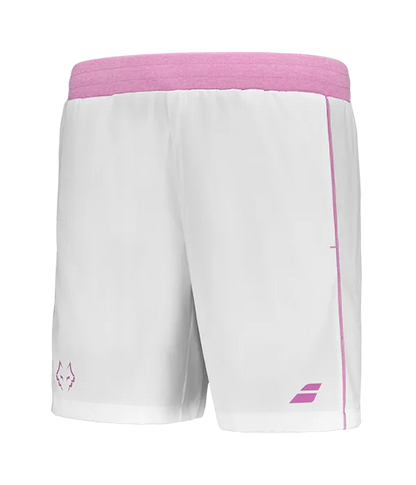 Pantalón Babolat Juan Lebrón Blanco/Rosa 2025