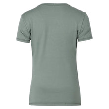 Women's UV Colors Short Sleeve Tennis Top Army-Apparel-Sofibella-7012-ARMB-1-Tennis Express
