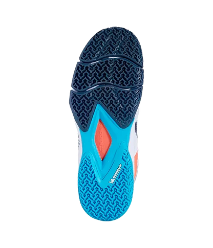 Padel Shoes Babolat Sensa Mujer White/Canyon Sunset