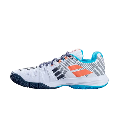 Padel Shoes Babolat Sensa Mujer White/Canyon Sunset