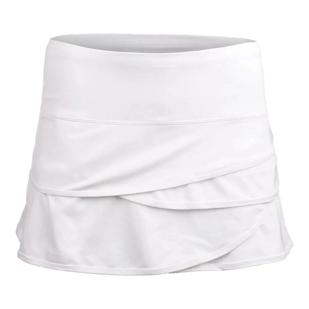 Women's Scallop Tennis Skort-Apparel-Lucky In Love-72562-110_WHITE-L-Tennis Express