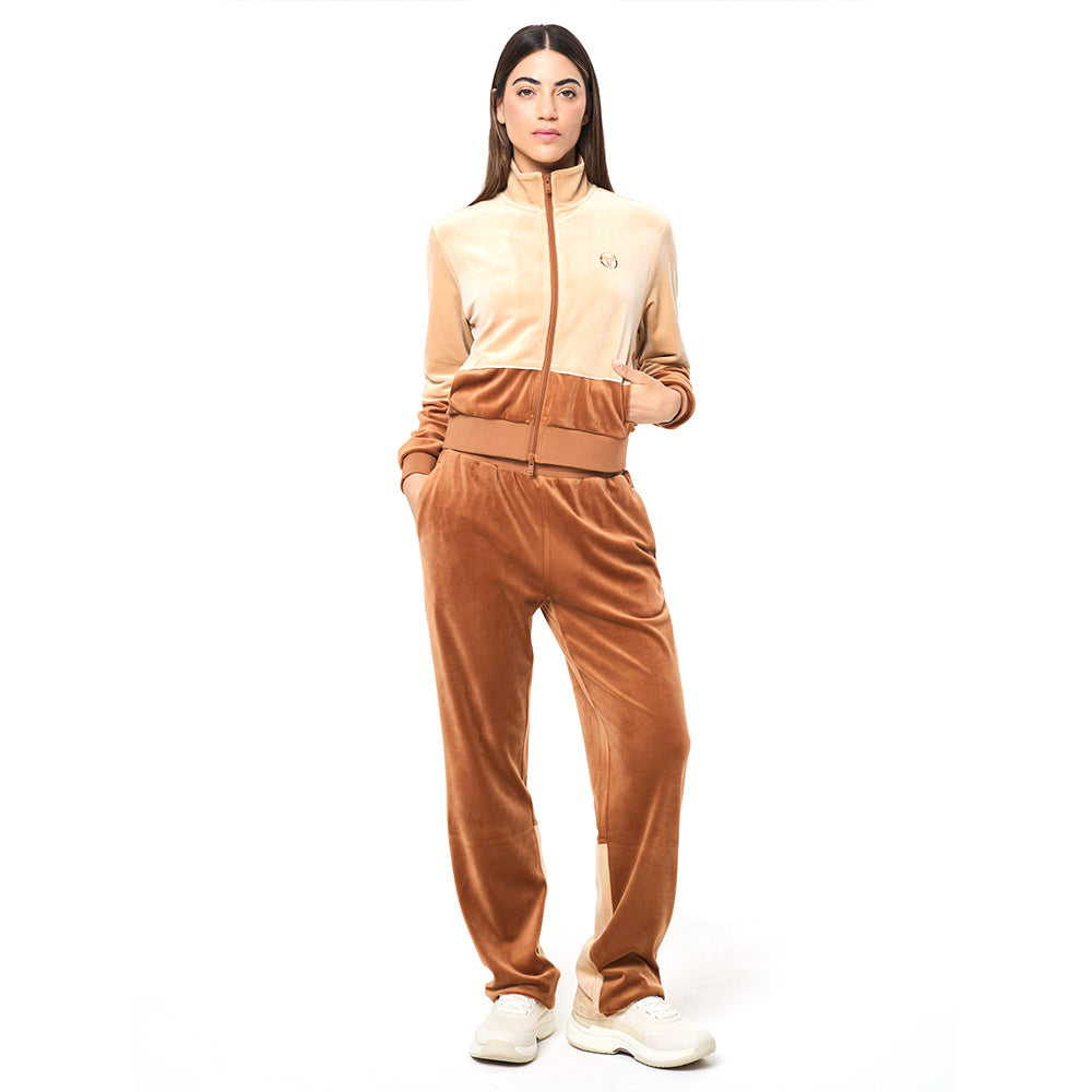 Sergio Tacchini Lina Velour Track Pant - Candied Ginger