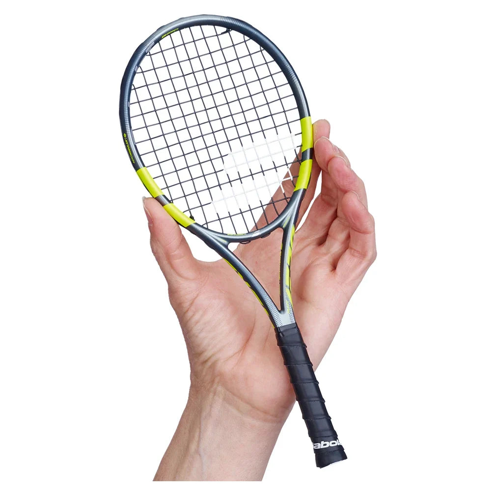 Mini Pure Aero 2026 Tennis Racquet Yellow and Grey-Green