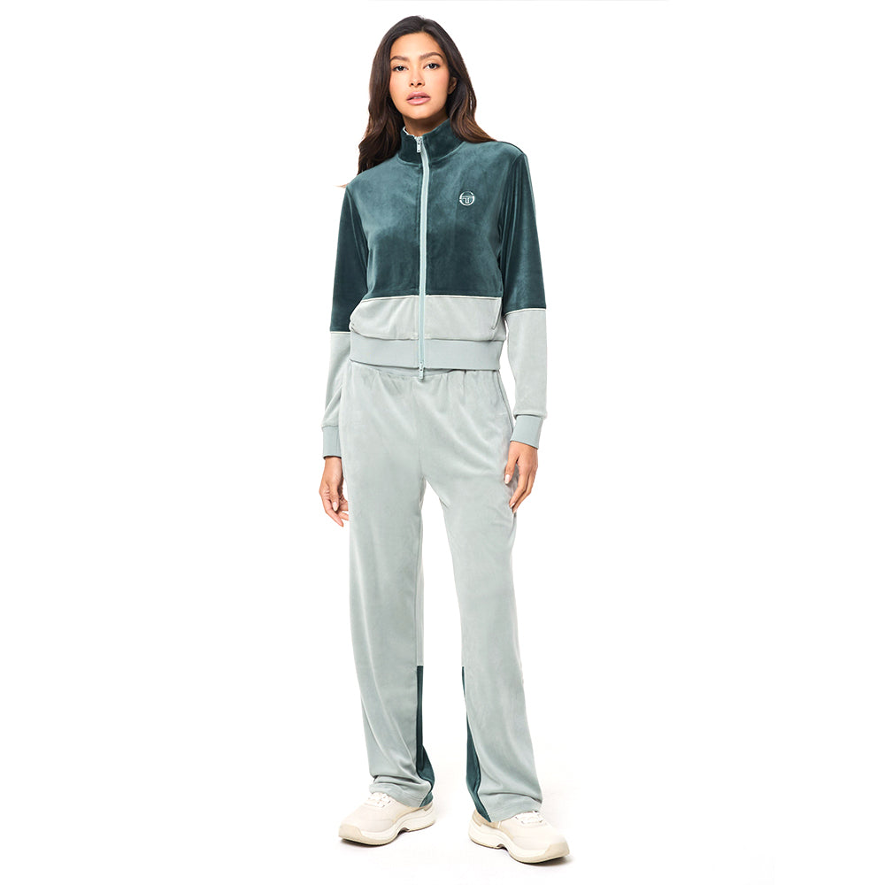Sergio Tacchini Lina Velour Track Pant - Green Gables