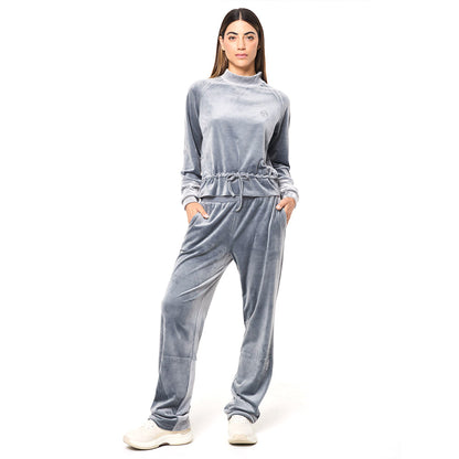 Sergio Tacchini Lina Velour Track Pant - Quiet Shade
