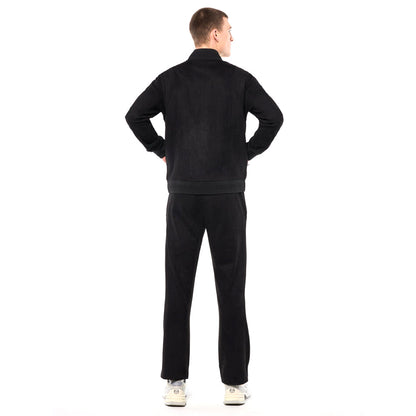 Sergio Tacchini Camoscio Track Jacket |  Black Beauty